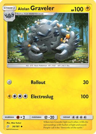 Alolan Graveler 036/181  SM  Team Up - Uncommon
