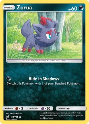 Zorua 090/181  SM  Team Up - Common