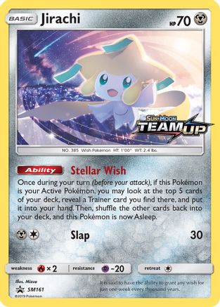 Jirachi SM161  - Holofoil SM Promos - Promo