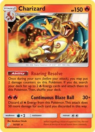 Charizard 014/181  - Holofoil Deck Exclusives - Holo Rare