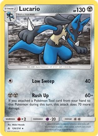 Lucario 126/214  Deck Exclusives - Rare