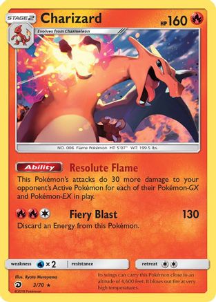 Charizard 003/70  Deck Exclusives - Rare