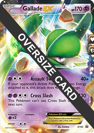 Gallade EX XY45  - Holofoil Jumbo Cards - Promo