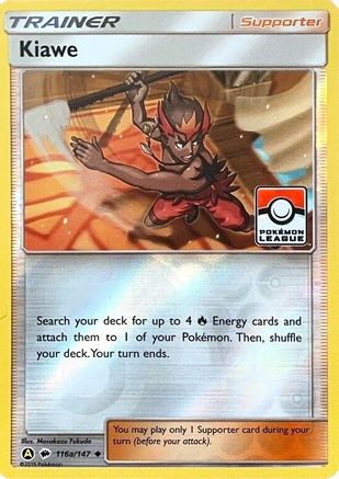 Kiawe 116a/147  - Reverse Holofoil League & Championship Cards - Promo