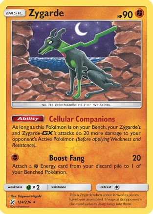 Zygarde 124/236  SM  Unified Minds - Rare