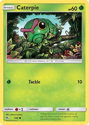 Caterpie 001/68  Hidden Fates - Common