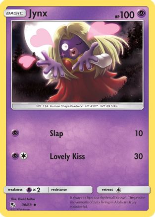 Jynx 030/68  Hidden Fates - Uncommon
