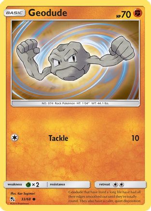 Geodude 033/68  Hidden Fates - Common