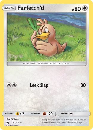 Farfetch'd 045/68  Hidden Fates - Uncommon