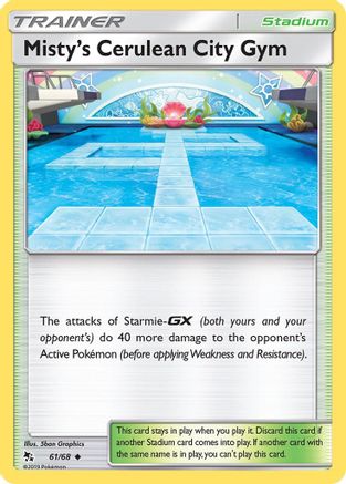 Misty's Cerulean City Gym 061/68  Hidden Fates - Uncommon