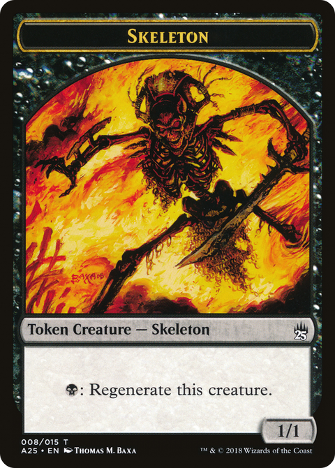 Skeleton Token (008) (A25-008) - Masters 25 Tokens Foil