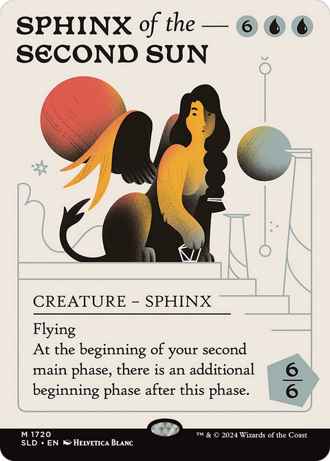 Sphinx of the Second Sun (SLD-1720) - Secret Lair Drop (Borderless) Foil