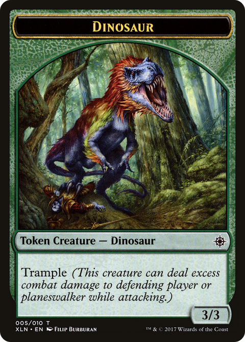 Dinosaur Token (XLN-005) - Ixalan Tokens