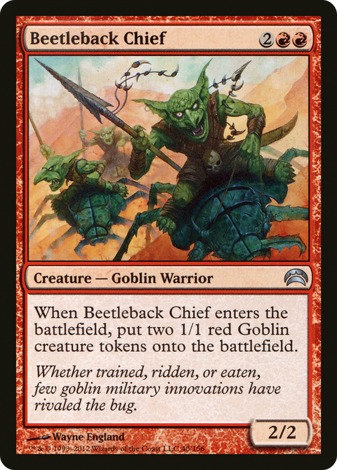 Beetleback Chief (PC2-040) - Planechase 2012 Foil