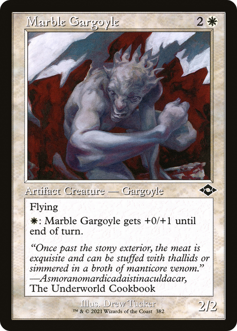 Marble Gargoyle (Retro Frame) (MH2-382) - Modern Horizons 2 Etched Foil