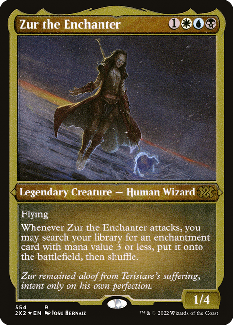 Zur the Enchanter (2X2-554) - Double Masters 2022 Foil