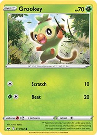 Grookey 011/202  - Holofoil Miscellaneous Cards & Products - Promo