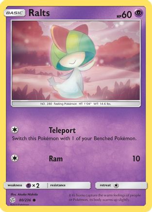 Ralts 080/236  SM  Cosmic Eclipse - Common