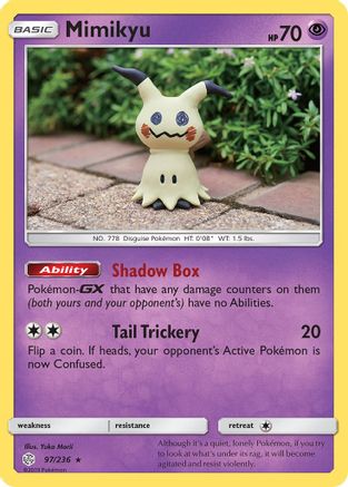 Mimikyu (97) 097/236  SM  Cosmic Eclipse - Rare