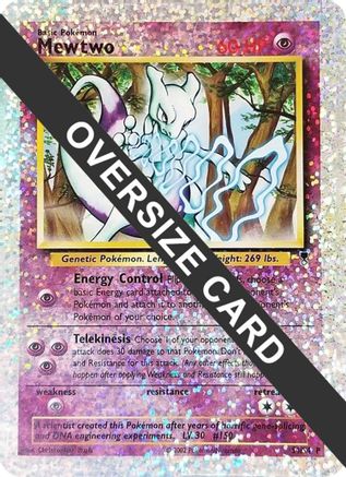 Mewtwo 0S4/S4  - Reverse Holofoil Jumbo Cards - Promo