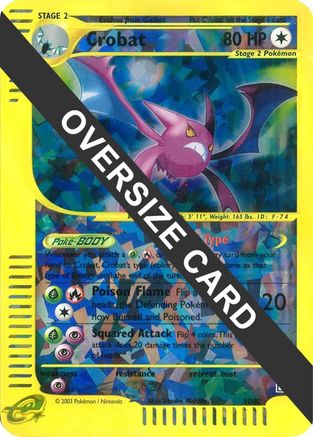 Crobat 010/12  - Reverse Holofoil Jumbo Cards - Promo