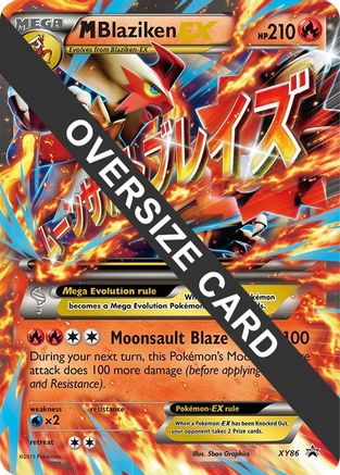 M Blaziken EX XY86  - Holofoil Jumbo Cards - Promo
