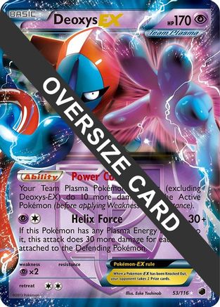 Deoxys EX 053/116  - Holofoil Jumbo Cards - Promo