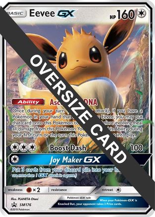 Eevee GX SM176  - Holofoil Jumbo Cards - Promo