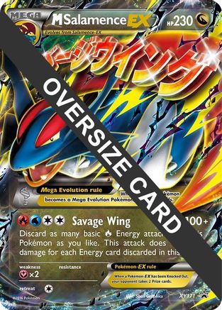M Salamence EX XY171  - Holofoil Jumbo Cards - Promo