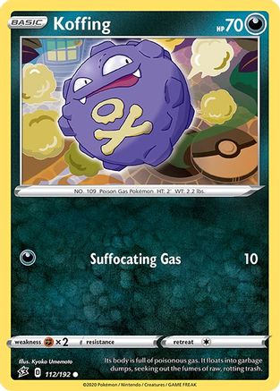 Koffing 112/192  SWSH02 Rebel Clash - Common