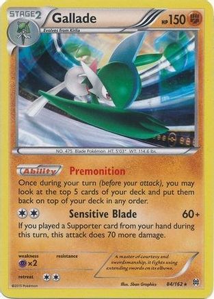 Gallade 084/162  - Holofoil Blister Exclusives - Promo