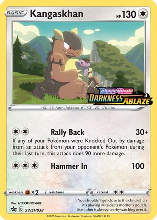Kangaskhan SWSH038  - Holofoil SWSH Sword & Shield Promo Cards - Promo