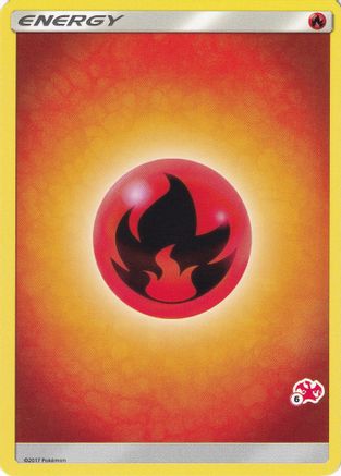 Fire Energy (#6 Charizard Stamped)  Battle Academy - Promo