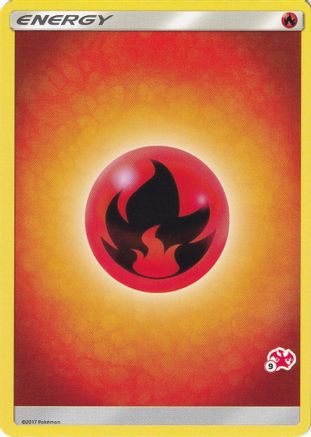 Fire Energy (#9 Charizard Stamped)  Battle Academy - Promo