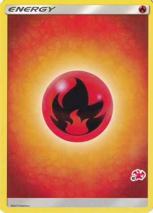 Fire Energy (#10 Charizard Stamped)  Battle Academy - Promo