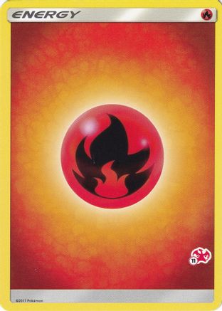 Fire Energy (#11 Charizard Stamped)  Battle Academy - Promo