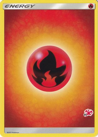 Fire Energy (#20 Charizard Stamped)  Battle Academy - Promo