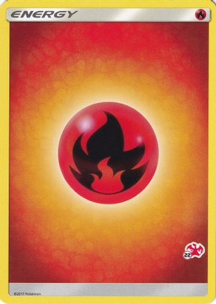Fire Energy (#22 Charizard Stamped)  Battle Academy - Promo