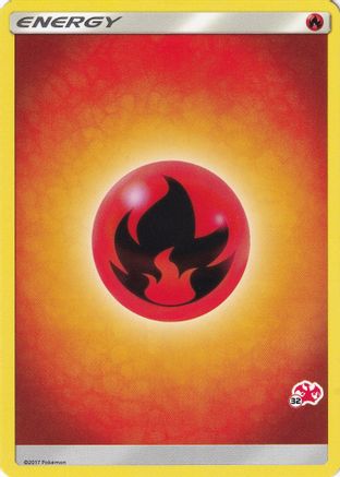 Fire Energy (#32 Charizard Stamped)  Battle Academy - Promo