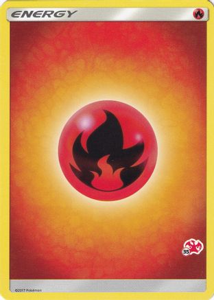 Fire Energy (#35 Charizard Stamped)  Battle Academy - Promo