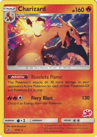 Charizard 003/70  Battle Academy - Promo