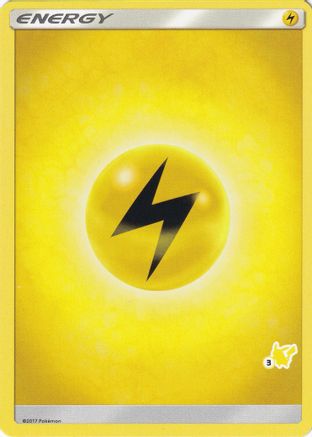 Lightning Energy (#3 Pikachu Stamped)  Battle Academy - Promo