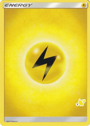 Lightning Energy (#7 Pikachu Stamped)  Battle Academy - Promo