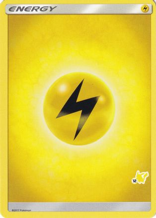 Lightning Energy (#12 Pikachu Stamped)  Battle Academy - Promo