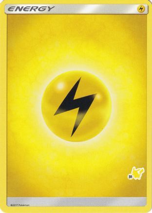 Lightning Energy (#31 Pikachu Stamped)  Battle Academy - Promo