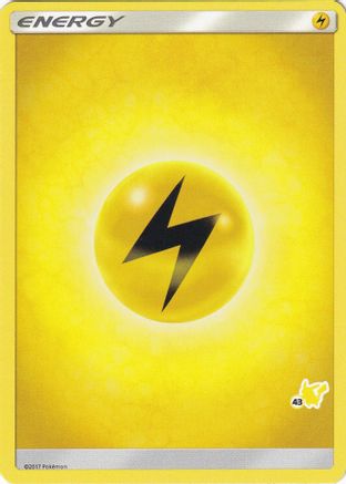 Lightning Energy (#43 Pikachu Stamped)  Battle Academy - Promo