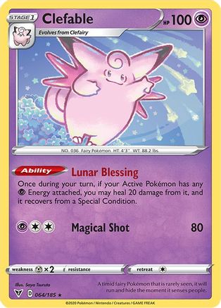 Clefable 064/185  SWSH04 Vivid Voltage - Rare