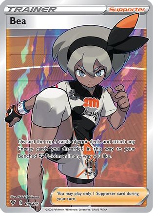 Bea (Full Art) 180/185  - Holofoil SWSH04 Vivid Voltage - Ultra Rare