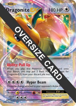 Dragonite EX 072/108  - Holofoil Jumbo Cards - Promo