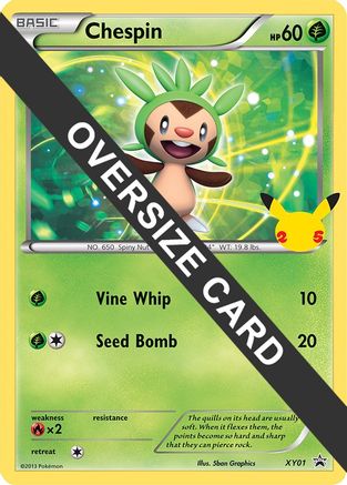 Chespin XY01  First Partner Pack - Promo